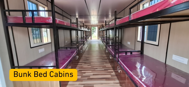 Bunk bed cabins by Phoenix Portable Cabins