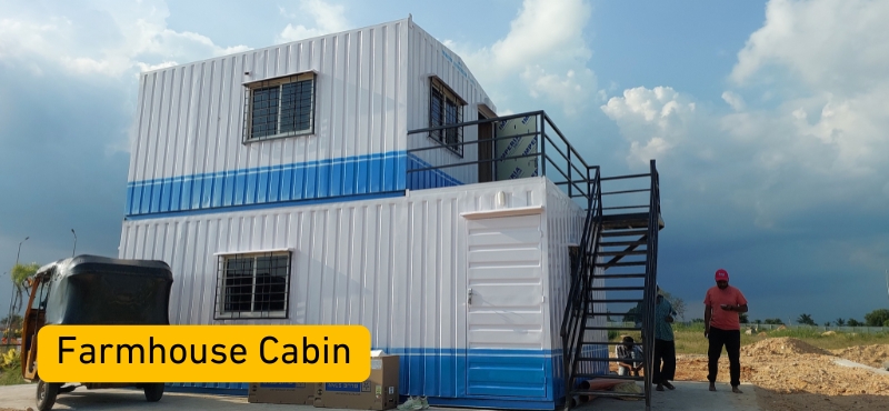 Farmhouse cabin by Phoenix Portable Cabins